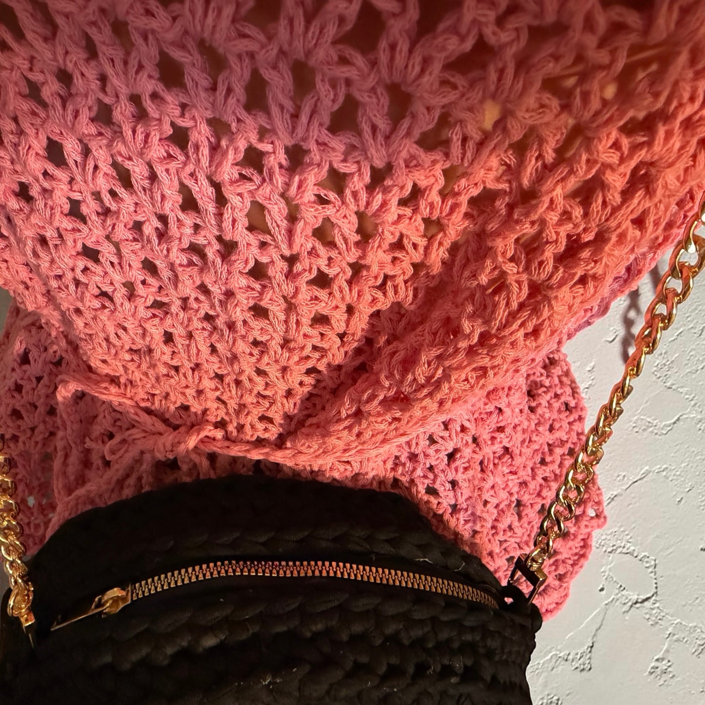 Vinyl Luxe Crossbody - Blush