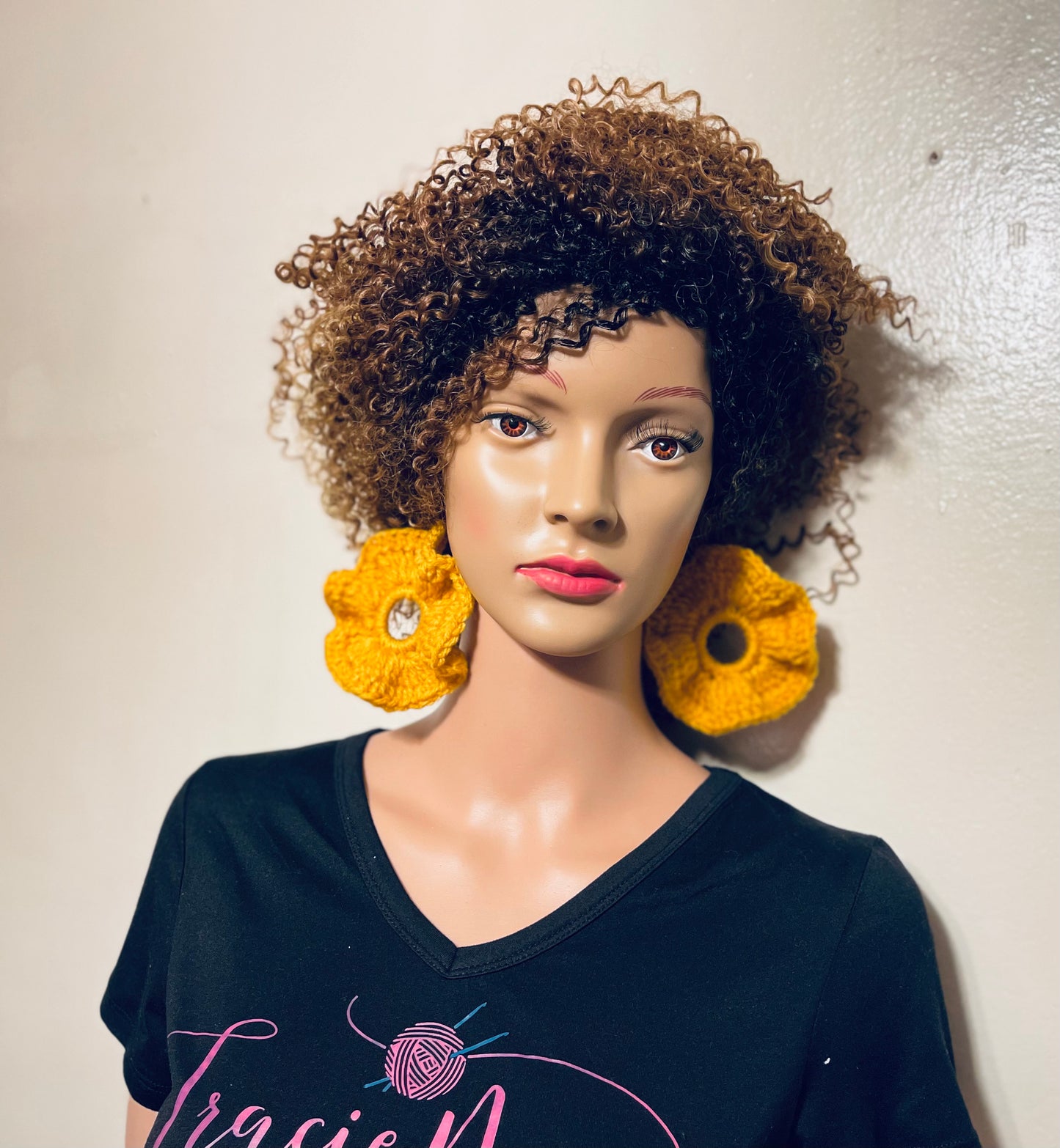 Earrings - Golden rounds