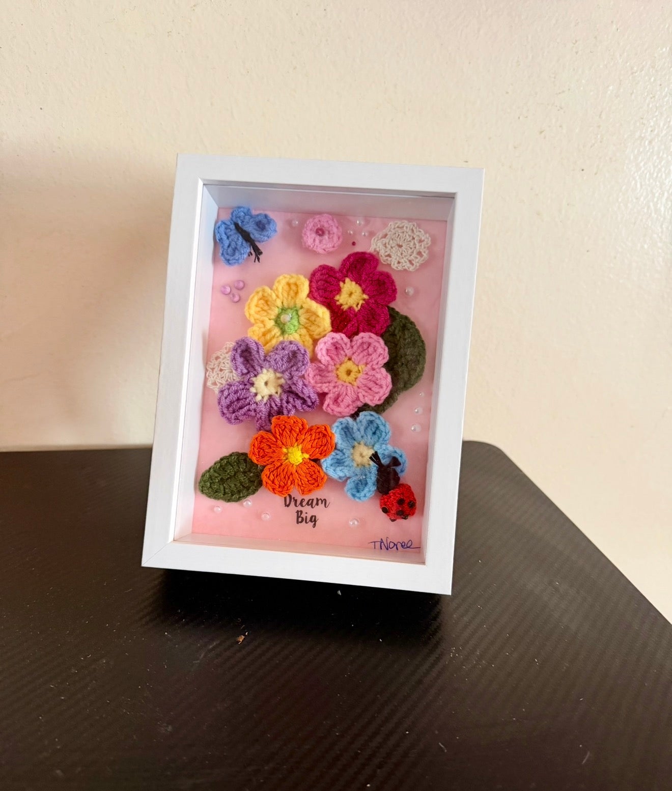 Underwater Crochet Shadow Box