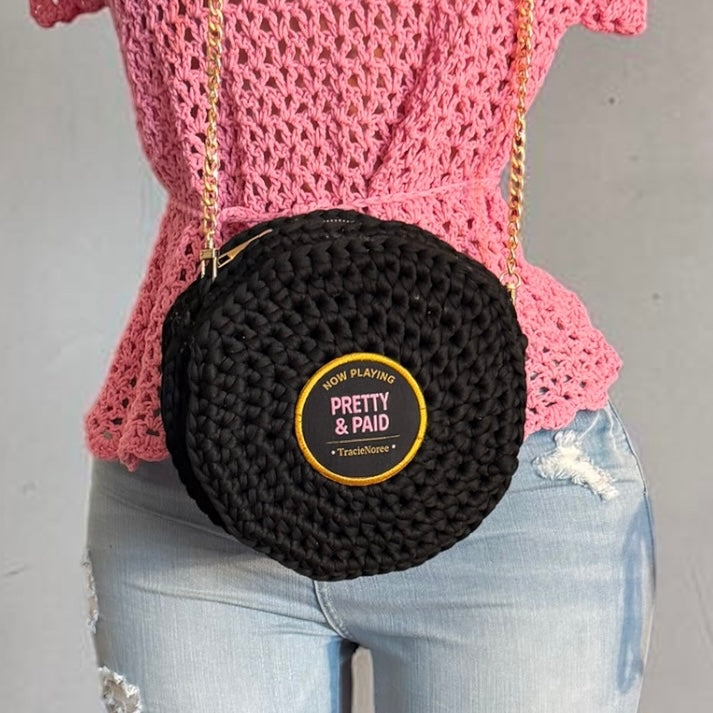Vinyl Luxe Crossbody - Blush