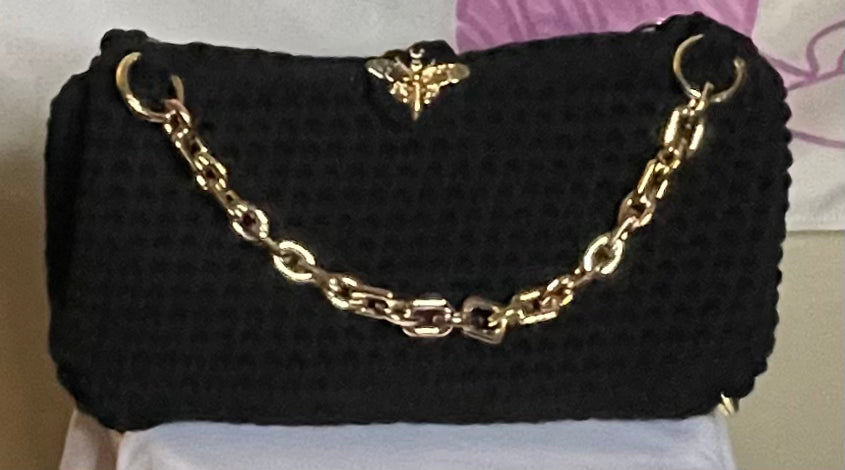 Handbag - Black Butterfly