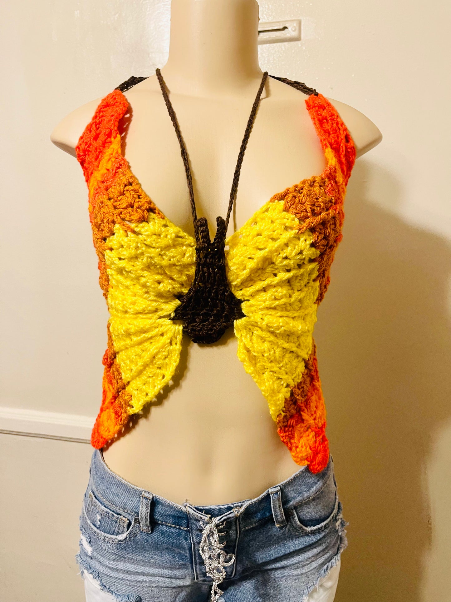 Butterfly Halter Top 1